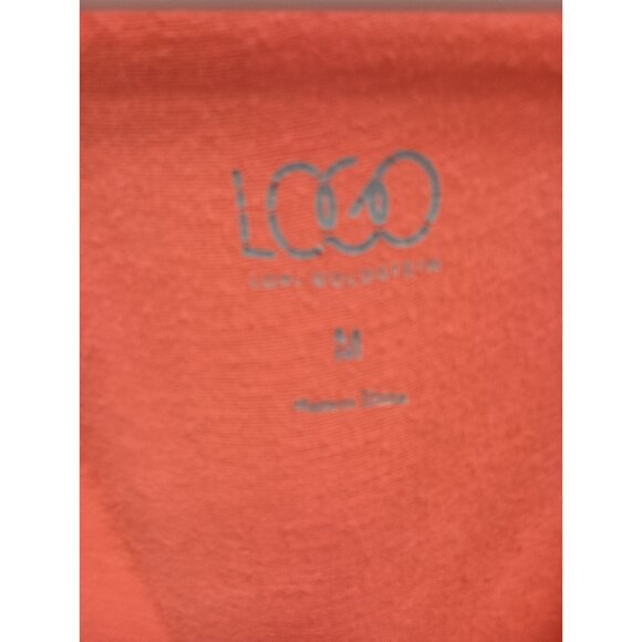 LOGO Lori Goldstein Womens Lagenlook Tunic Top Medium Pink Sleeveless Button Up - Picture 4 of 7
